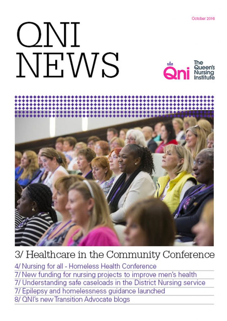 Cover of QNI News Autumn 2016