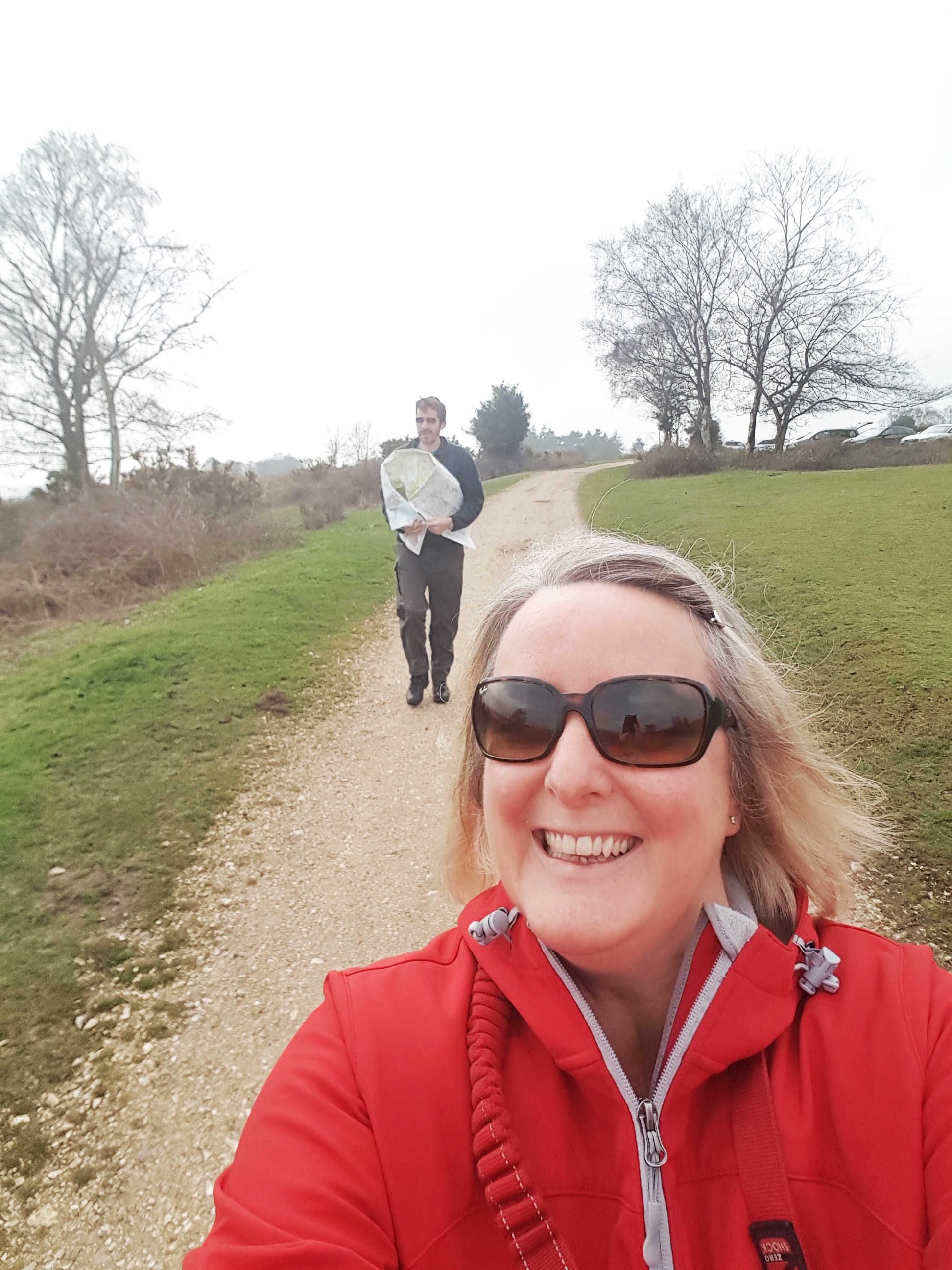 Katharine Pepper training for the Isle of Wight Walk Challenge