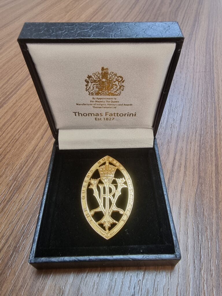 Gold Badge in a box